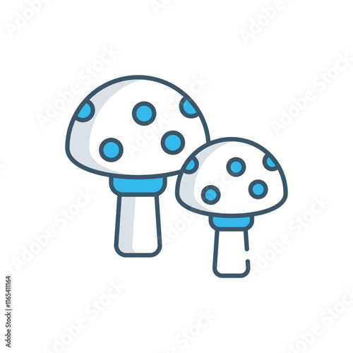 Mushrooms vector icon