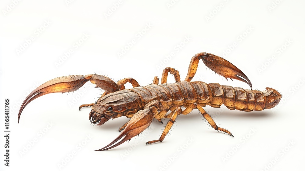 scorpion. scorpion on white background. animal scorpion. scorpion on white background. animal