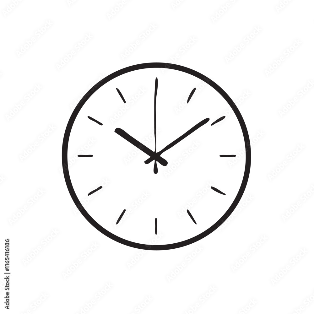 Modern Timekeeper vector icon on white background Modern Timekeeper vector icon on white background