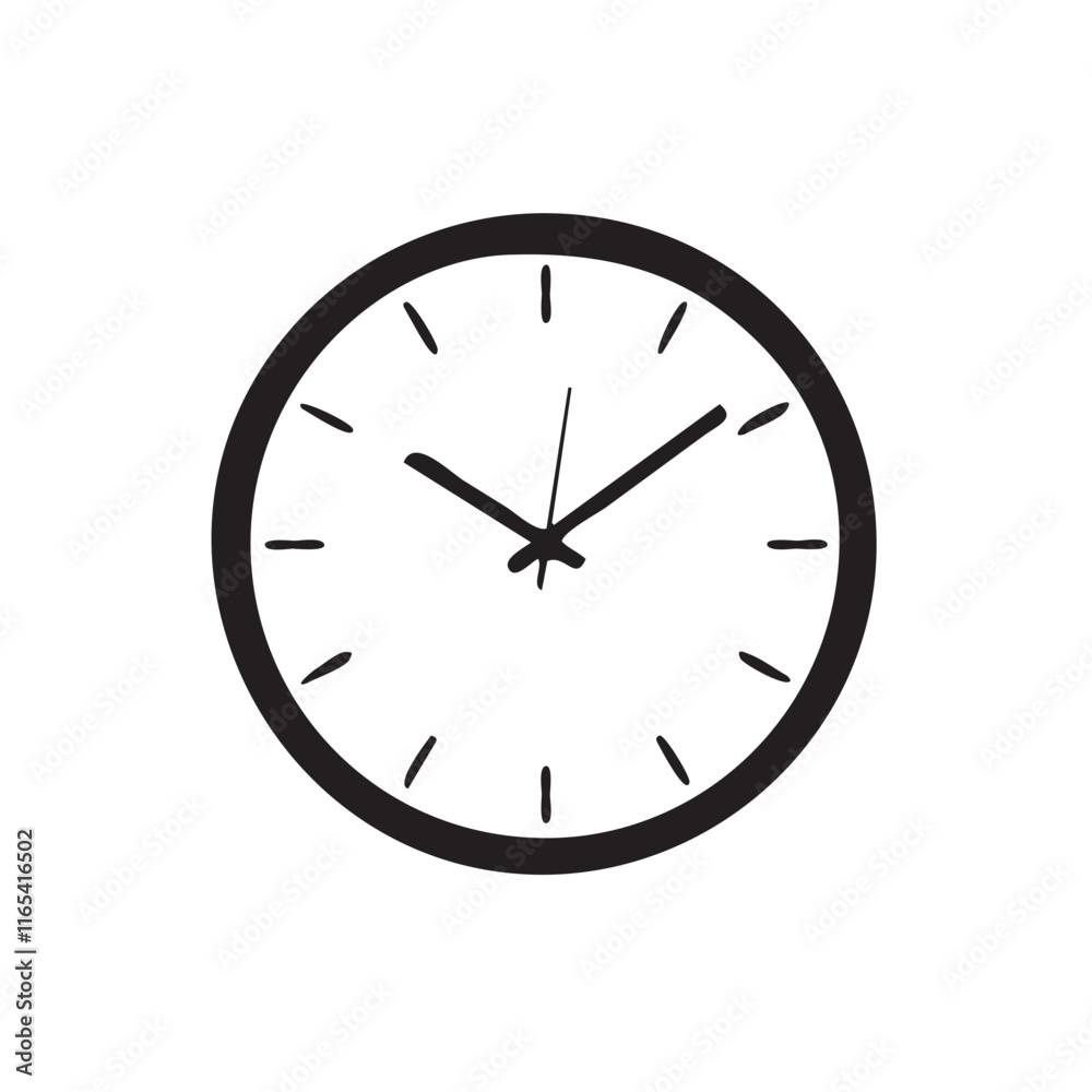 Modern Timekeeper vector icon on white background Modern Timekeeper vector icon on white background