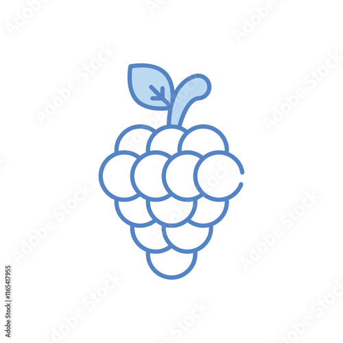 Grapes vector icon