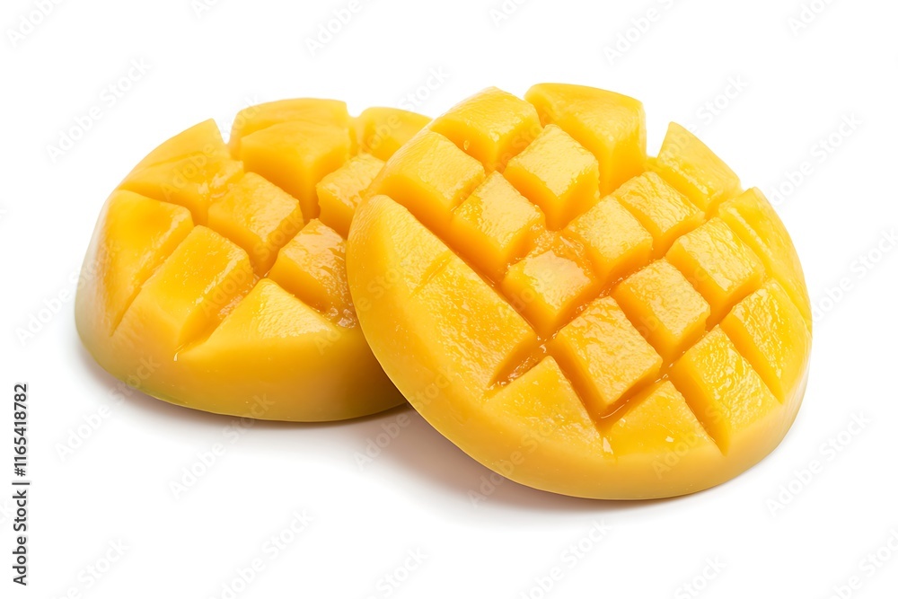 Mango fruit isolated on a white background Mango fruit isolated on a white background