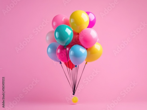 Floating Balloons in Air