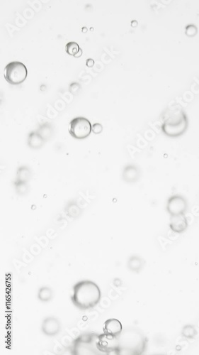 Many water bubbles 