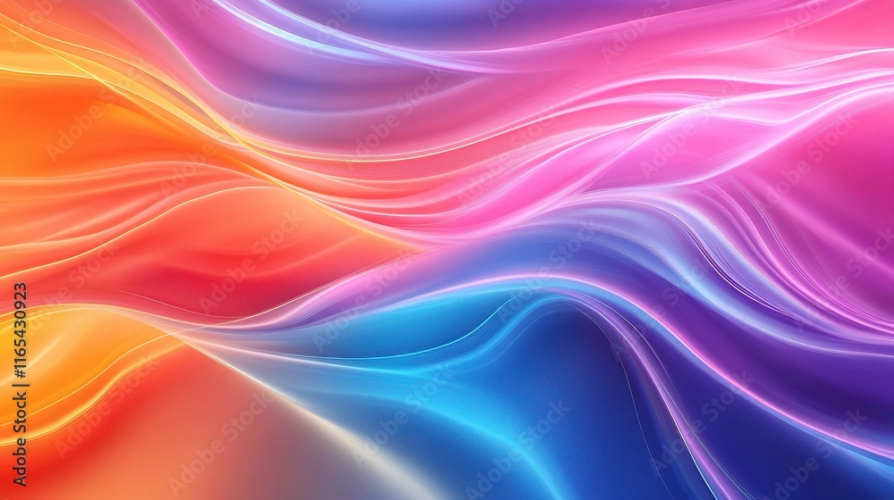 Abstract Futuristic Background with Dynamic Waves in Vibrant Colors Abstract Futuristic Background with Dynamic Waves in Vibrant Colors