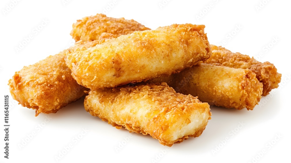 Golden Brown Crispy Fried Fish Fingers Golden Brown Crispy Fried Fish Fingers