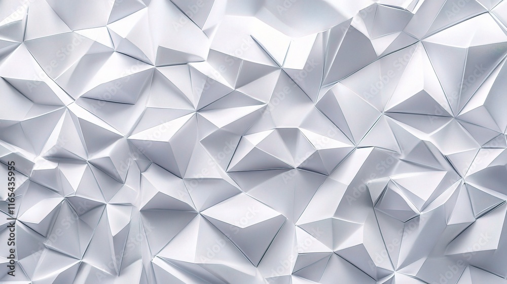Abstract White Silver Geometric Background for Business and Design Abstract White Silver Geometric Background for Business and Design