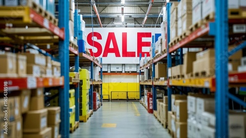 Clearance sale signs displayed prominently in store windows, attracting shoppers with enticing discounts and promotions, reflecting the excitement and urgency of retail bargains.