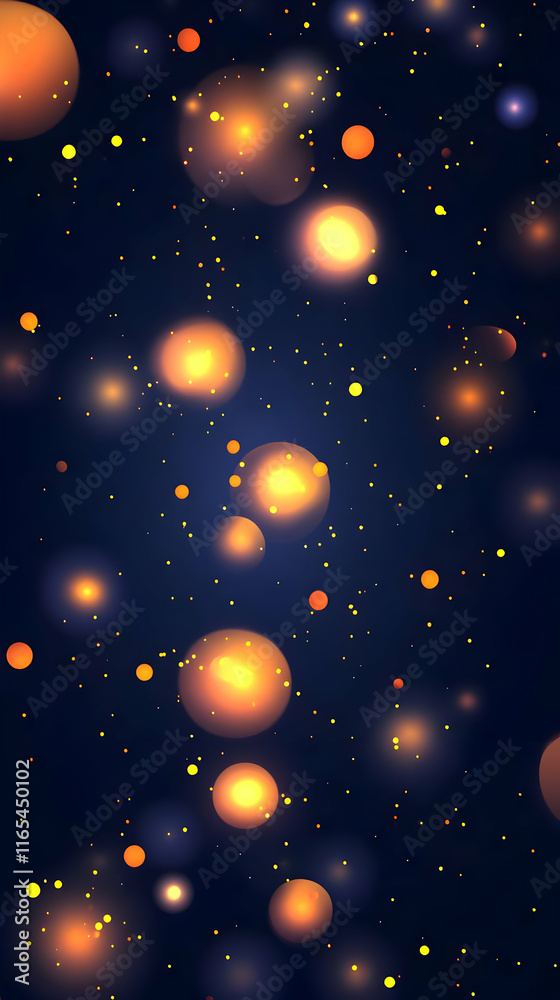 Abstract Dark Background Golden Glow Abstract Dark Background Golden Glow