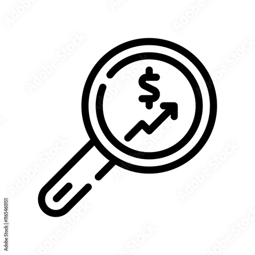 business analyst line icon