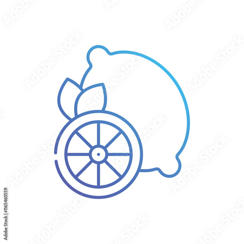 Lemon vector icon