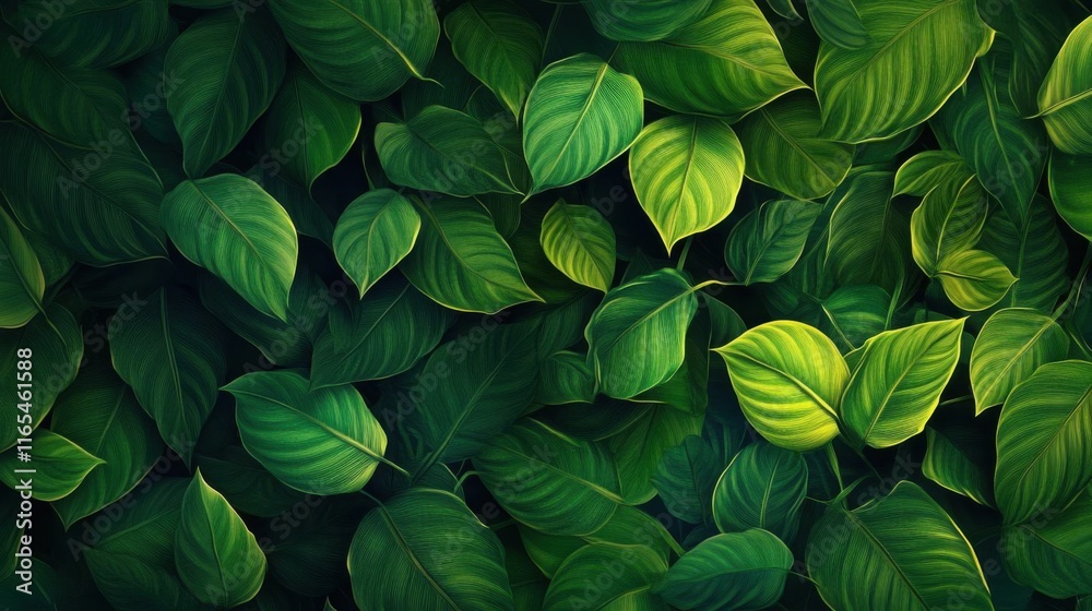 Lush Green Foliage - A Tapestry of Nature's Beauty Lush Green Foliage - A Tapestry of Nature's Beauty