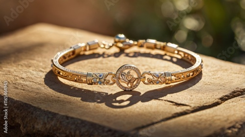 A stunning collection of elegant gold and silver jewelry, featuring a necklace, bracelet, and pearl accents, perfect for adding a touch of luxury and love to any outfit