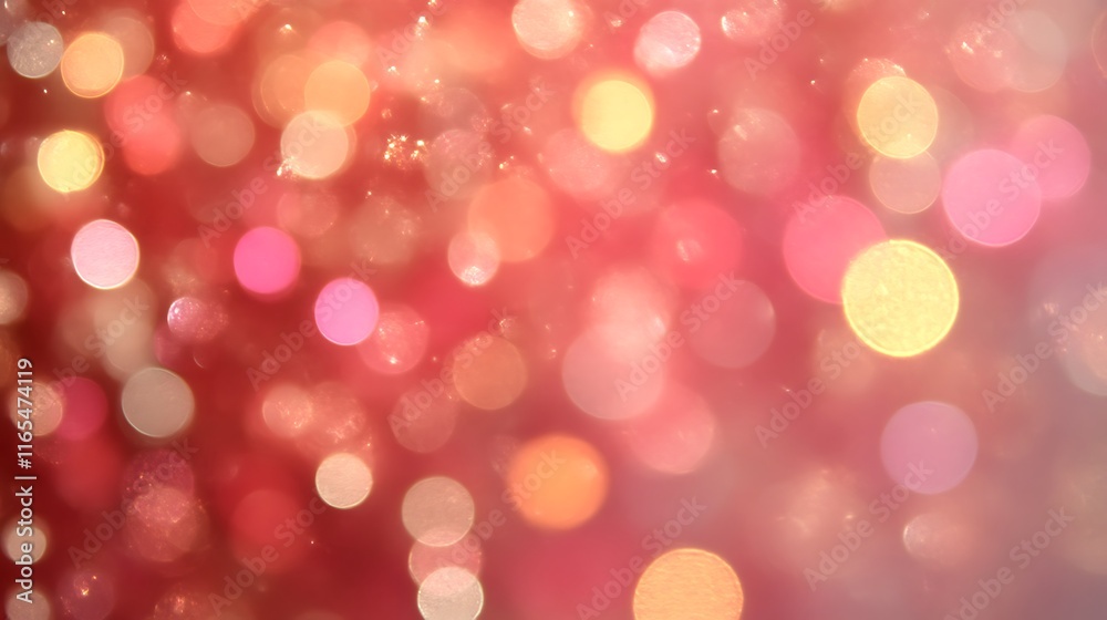 Abstract Pink and Orange Bokeh Lights Background Abstract Pink and Orange Bokeh Lights Background