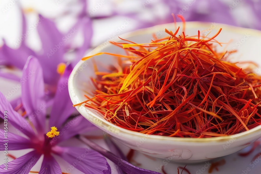 Fototapeta premium Exotic luxury saffron