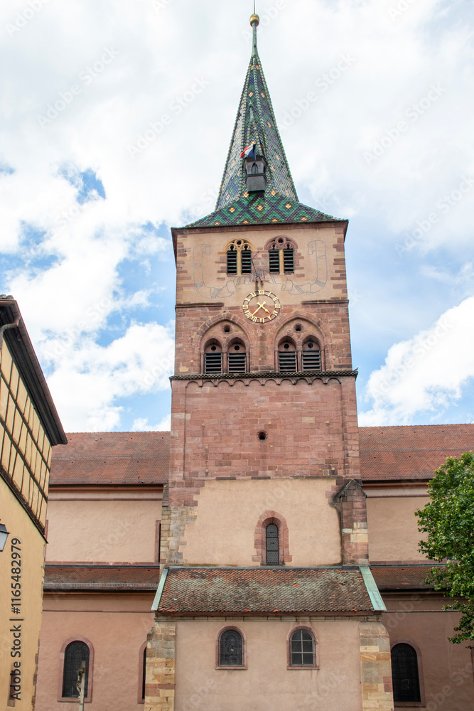 Fototapeta premium Eglise Sainte-Anne de Turckheim. 