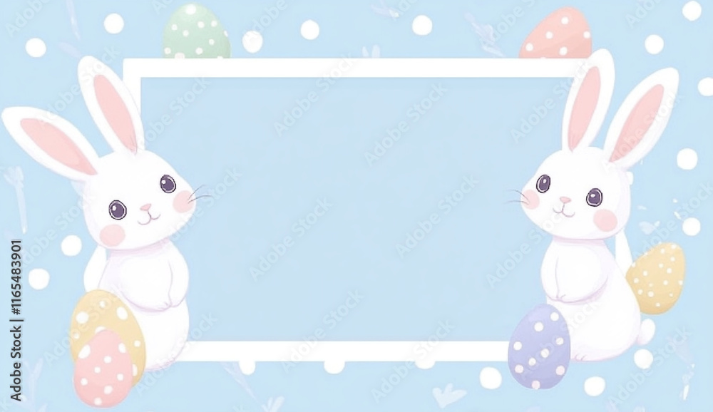 Obraz premium Easter Greeting Background.