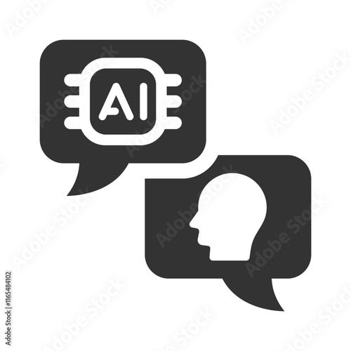 Ai chatting icon