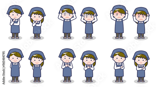 清掃員の男女 05