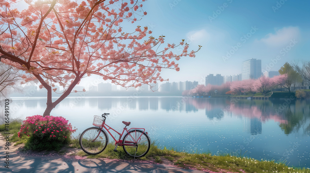 Fototapeta premium bicycles in the park