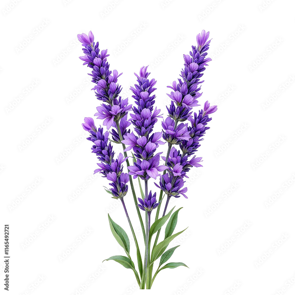 Purple flowers isolated on transparent background Purple flowers isolated on transparent background