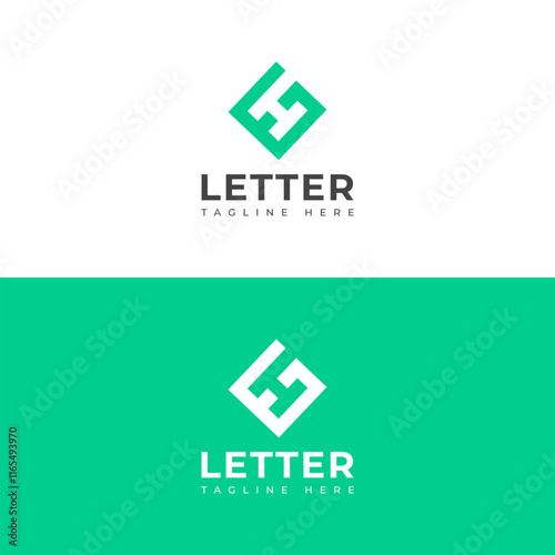 Creative HG, GH letter logo design template elements. Modern abstract digital alphabet letter logo.