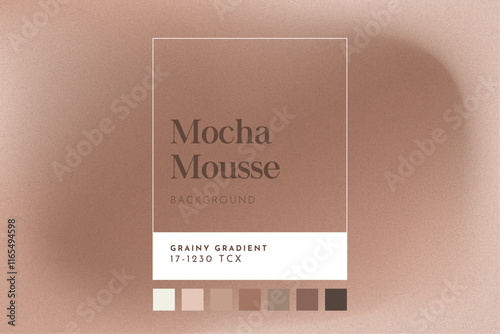 Abstract chocolate mocha mousse blurred grainy gradient background