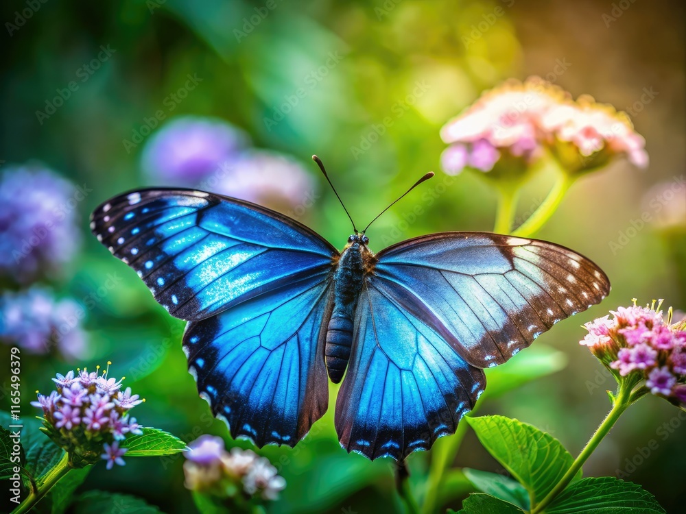 4K Blue Butterfly Tilt-Shift Forest, Stunning Macro 4K Blue Butterfly Tilt-Shift Forest, Stunning Macro