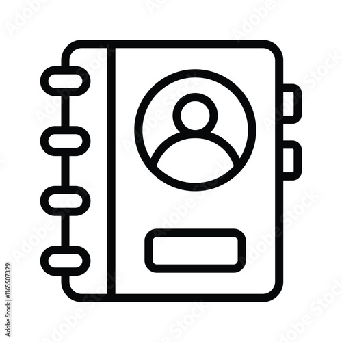 Contacts icon for storing peoples details and communication info