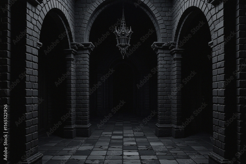 Obraz premium archway in the dark