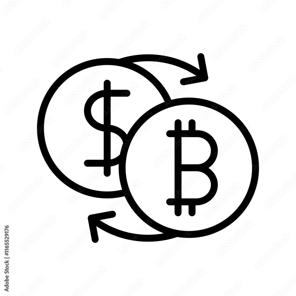 Exchange icon vector image. Suitable for mobile apps, web apps and print media. Exchange icon vector image. Suitable for mobile apps, web apps and print media.