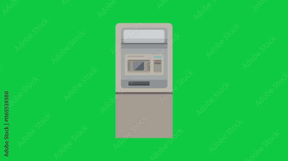 A classic gray vending machine icon displayed on a green background, representing urban convenience, automation, and public utilities. Suitable for city and urban design projects. A classic gray vending machine icon displayed on a green background, representing urban convenience, automation, and public utilities. Suitable for city and urban design projects.