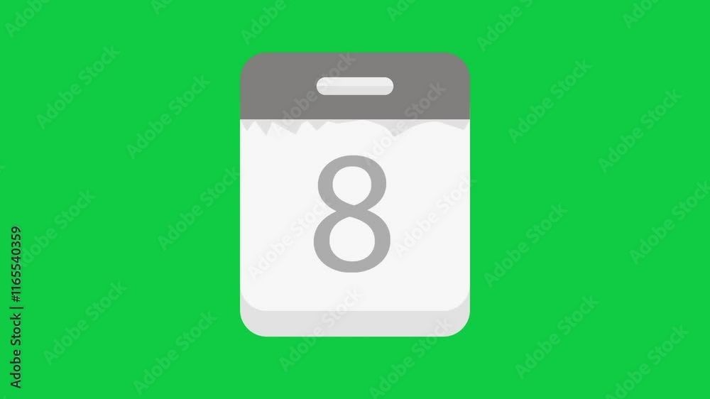 A calendar icon with the number 8 displayed on a green background, representing scheduling, time management, and planning tools for personal and professional use. A calendar icon with the number 8 displayed on a green background, representing scheduling, time management, and planning tools for personal and professional use.