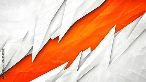 Wallpaper Mural Abstract Orange White Crinkled Paper Background Illustration Torontodigital.ca