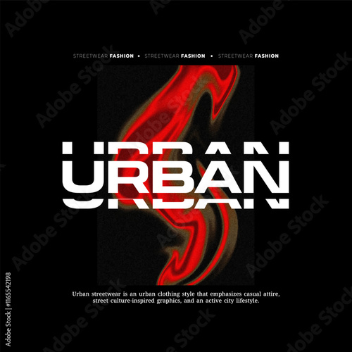 Streetwear Design, Urban Style, Text Slogan. Print Pattern Design for T-shirts, Jackets or Screen Printing.	