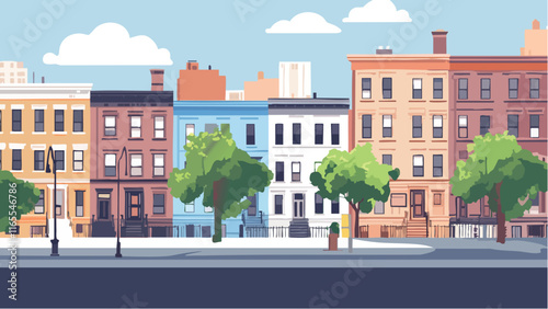Harlem- A Classic New York Street View.eps