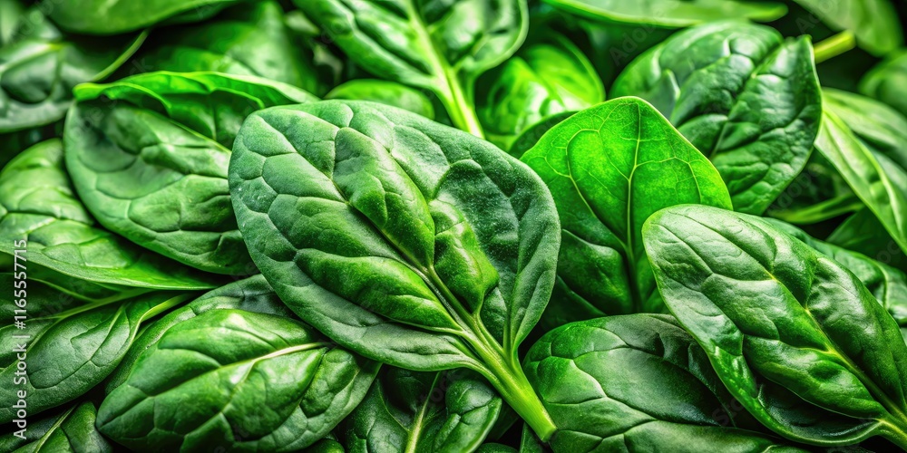 Fresh Spinach Close-Up - Healthy Food Photography Fresh Spinach Close-Up - Healthy Food Photography