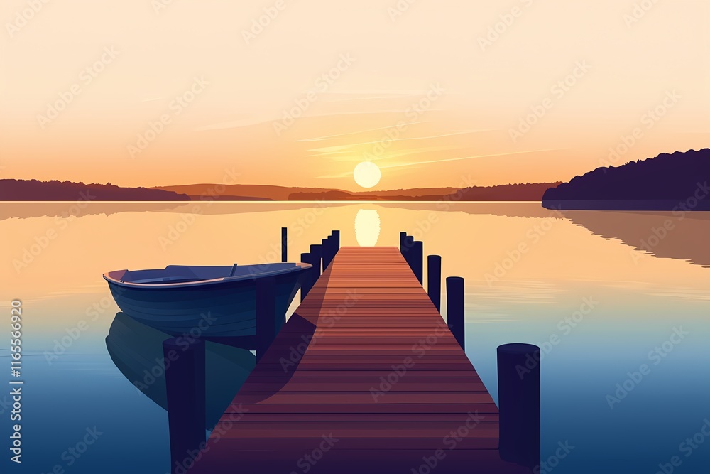 Fototapeta premium dock