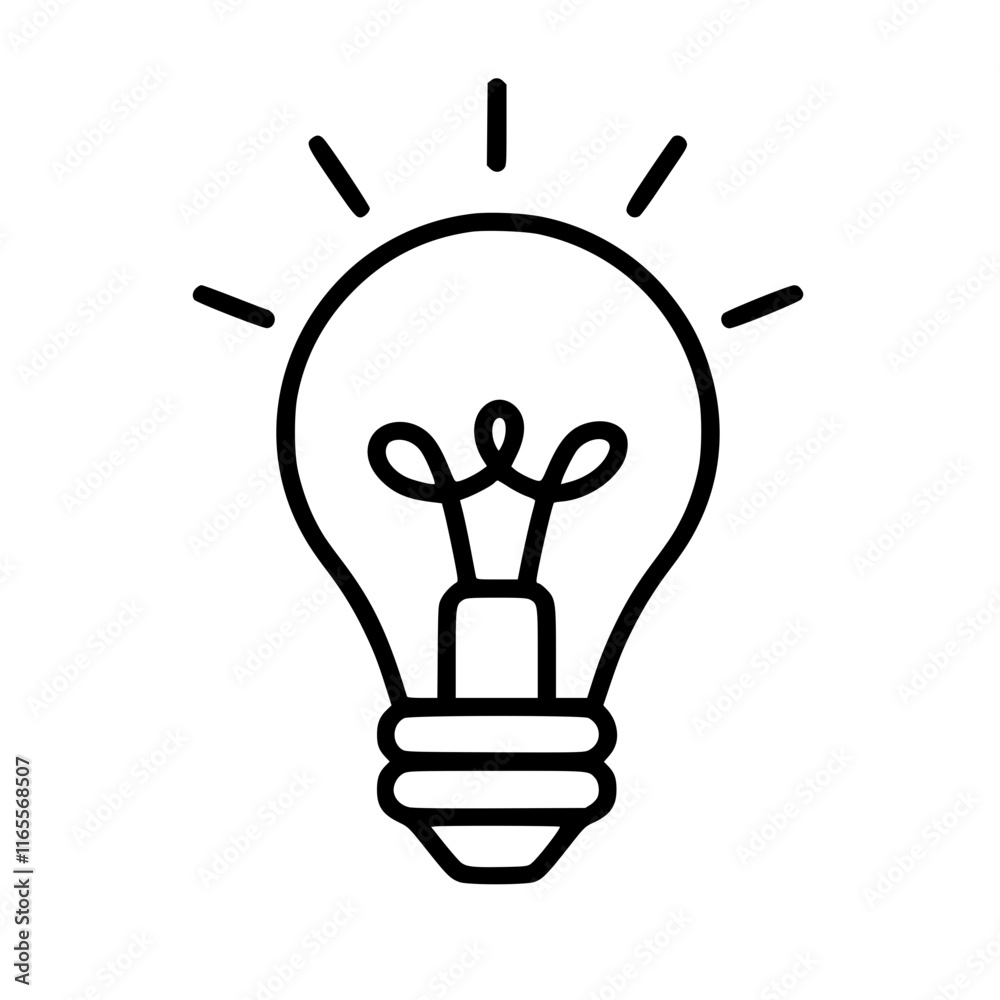 Bright lightbulb idea concept. A simple illustration representing inspiration, innovation, and new solutions. Perfect for presentations, websites, or marketing materials. Bright lightbulb idea concept. A simple illustration representing inspiration, innovation, and new solutions. Perfect for presentations, websites, or marketing materials.