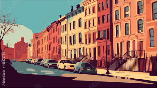 Streets of Harlem, NYC.eps