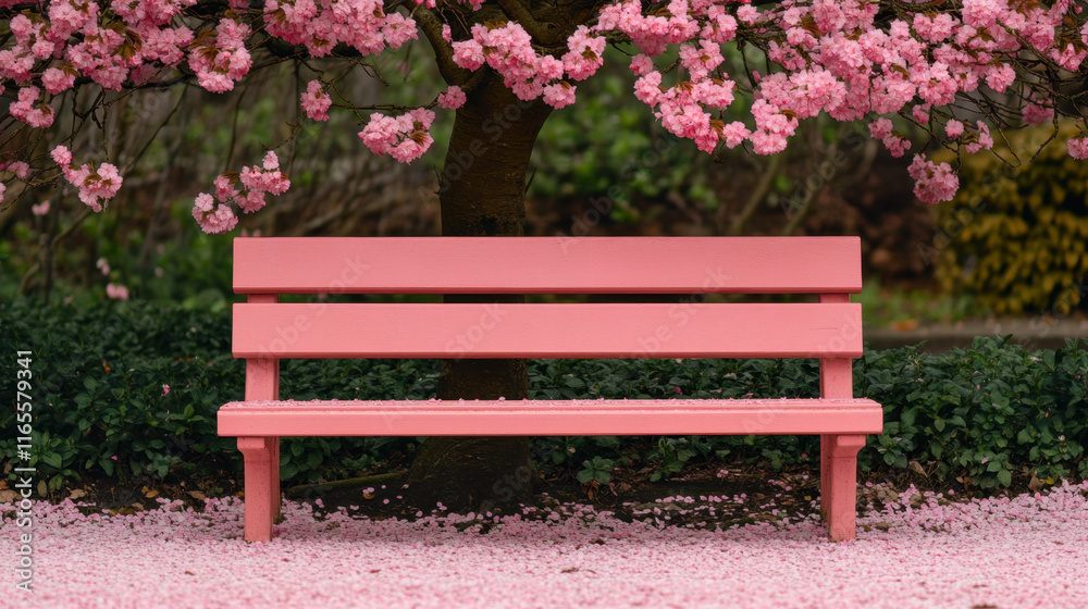 Tranquility, A serene image of a garden bench under a blossoming cherry tree, capturing the essence of tranquility and nature's beauty. Tranquility, A serene image of a garden bench under a blossoming cherry tree, capturing the essence of tranquility and nature's beauty.