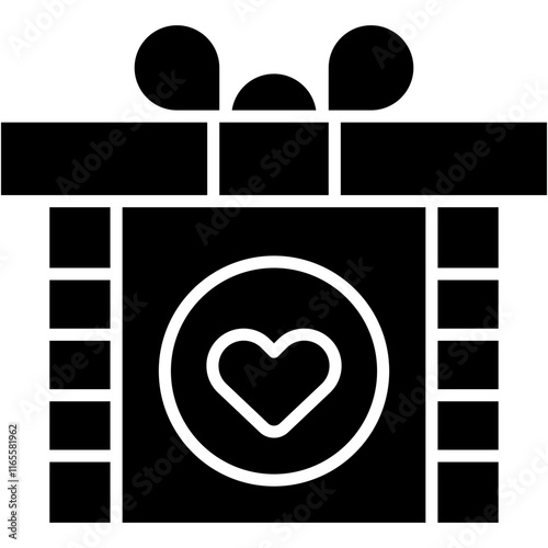 gift, present, suprise, valentine day, love and romance Icon
