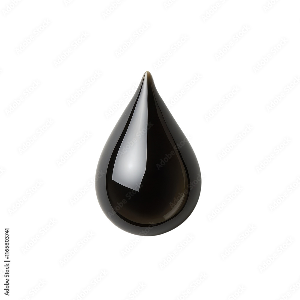 A Drop of Oil on a Vibrant Surface for Creative Projects on transparent background A Drop of Oil on a Vibrant Surface for Creative Projects on transparent background