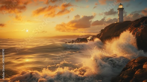 Golden Sunset Light Mockup - Warm, Radiant Glow for Nature-Inspired Designs