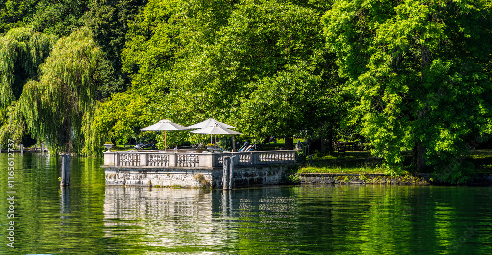 Landschaft und Städte in und um den Starnberger See, Starnberg, Bayern, Deutschland