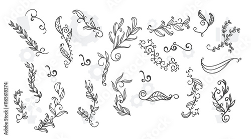 Frame border ornament. Decor line design pattern, flower luxury decoration. Book element, antique ornate classic floral. Elegant baroque label old filigree calligraphy shapes. Vector retro garish card