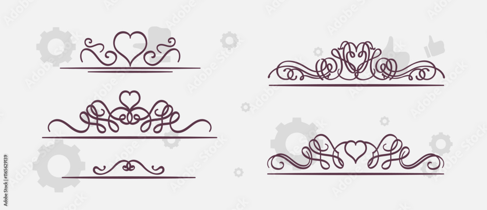 Hand drawn line, border, frame vector design element set. Template for invitation or greeting card. Hand drawn line, border, frame vector design element set. Template for invitation or greeting card.