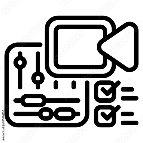 Video editor icon
