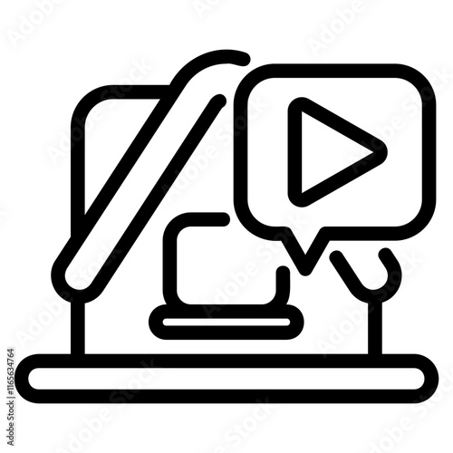 Work from home icon