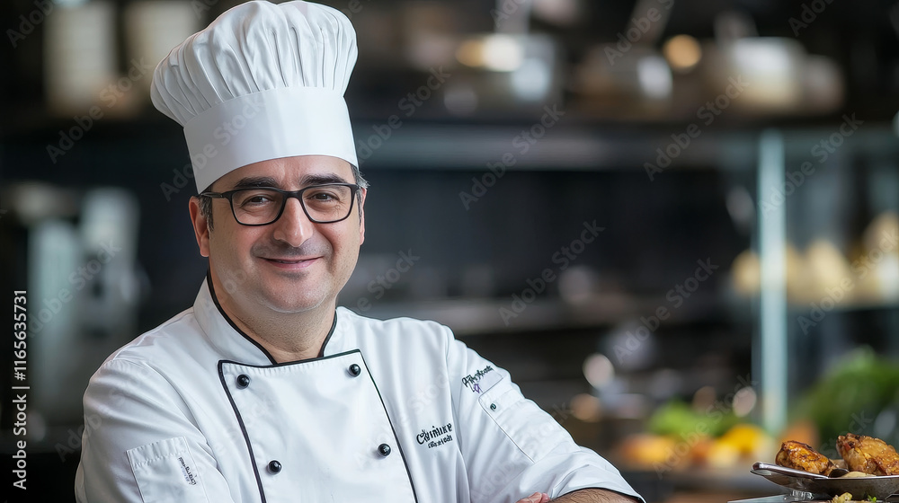Chef hat icon. Traditional chef cook hat with folds. Vector isolated doodle sketch toque decoration emblem for cafe, restaurant, bakery, patisserie Chef hat icon. Traditional chef cook hat with folds. Vector isolated doodle sketch toque decoration emblem for cafe, restaurant, bakery, patisserie